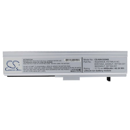 Bsc Preferred HP Business Notebook NX4300 Laptop and Notebook Replacement Battery CS-NX4300NB.2